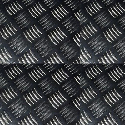 0.1mm ~5mm Thin Aluminum Checkered Sheet for Building / Curtain Wall